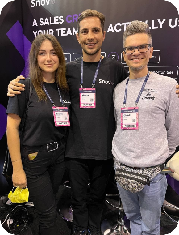 One of the photos at the web summit with our CEO